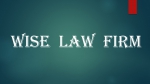 Wise Law Firm Wise Law Firm
