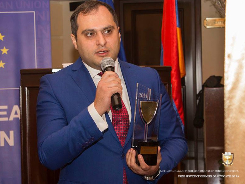 THE CHAMBER OF ADVOCATES OF THE RA WAS AWARDED  WITH PRICE ON THE OCCASION OF ANTI CORRUPTION DAY