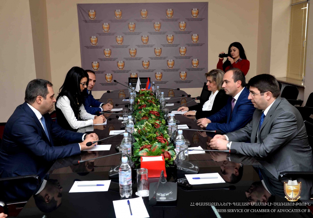   MINISTER OF JUSTICE VISITED THE CHAMBER OF ADVOCATES OF RA