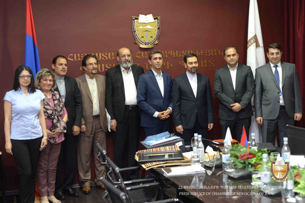 CHAMBERS OF ADVOCATES OF ARMENIA, IRAN DISCUSS COOPERATION PERSPECTIVES